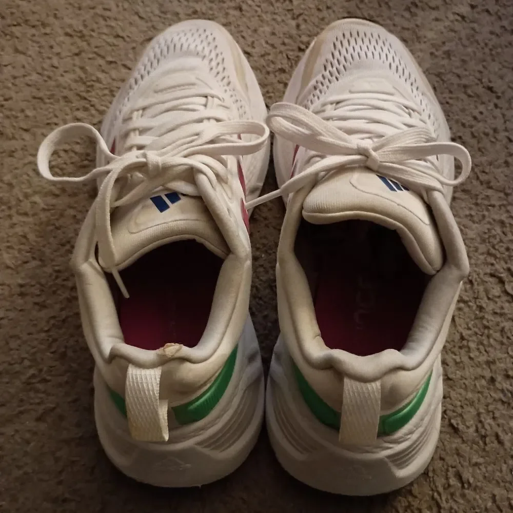 Adidas Questar Womens HP2431 White Running Sneakers Size 8 PRE-OWNED